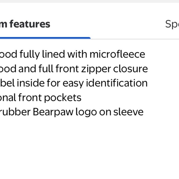 BEARPAW Little Boy's Quilted Puffer Coat with Hood Outerwear - Picture 5 of 6